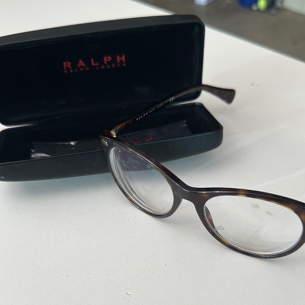 Ralph Lauren eyeglass frames and case
